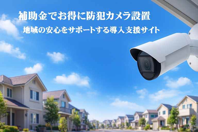 補助金でお得に防犯カメラ設置|地域の安心をサポート