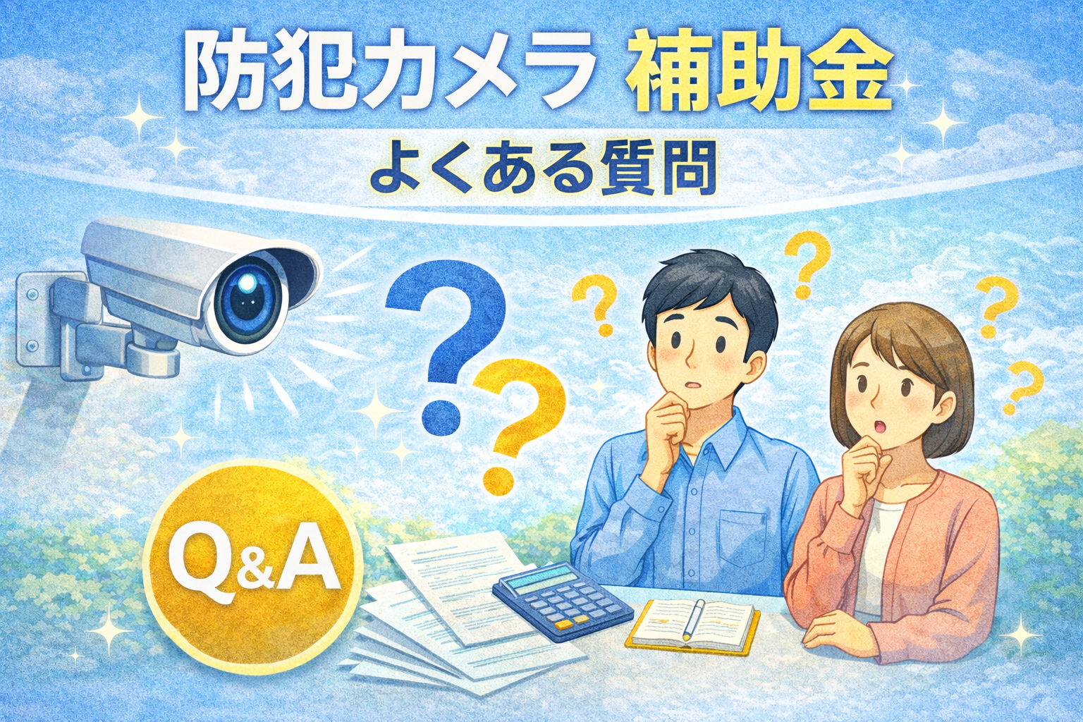 防犯カメラ補助金 よくある質問（FAQ）
